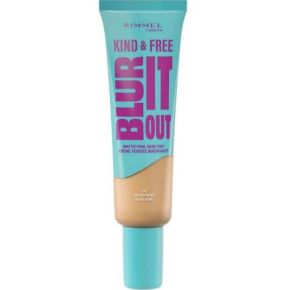 Kind & free blur it out mattifying skin tint piel grasa de Rimmel London
