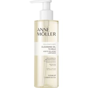 anne moller clean up cleansing oil to milk