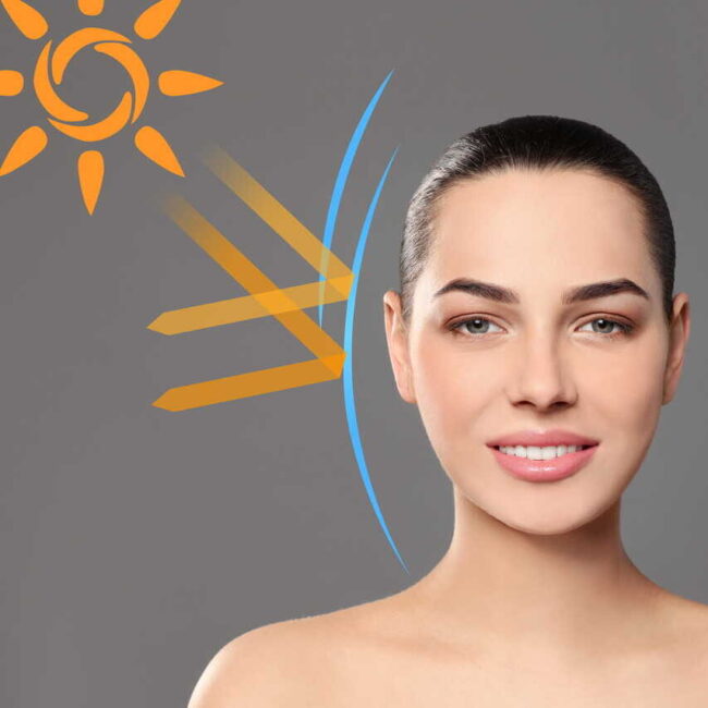 como reaplicar protector solar sobre el maquillaje