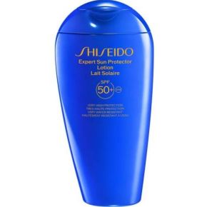 Expert Sun Protector Lotion Lait Solaire SPF 50+ de Shiseido
mejores protectores solares para piel con rosácea