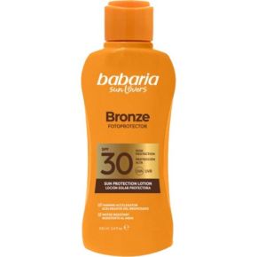babaria bronze fotoprotector leche solarspf 30